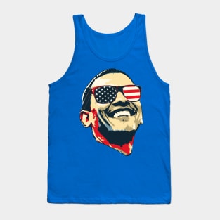 Barack Obama Happy Merica Pop Art Tank Top